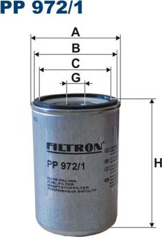 Filtron PP972/1 - Polttoainesuodatin inparts.fi