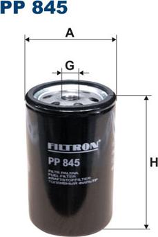 Filtron PP845 - Polttoainesuodatin inparts.fi