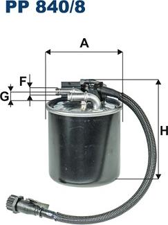 Filtron PP840/8 - Polttoainesuodatin inparts.fi