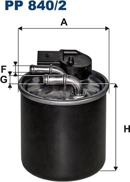 Filtron PP840/2 - Polttoainesuodatin inparts.fi