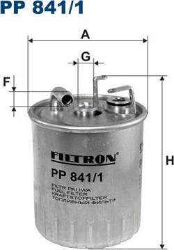 Filtron PP841/1 - Polttoainesuodatin inparts.fi