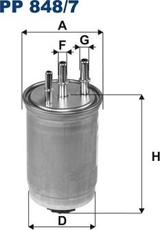 Filtron PP 848/7 - Polttoainesuodatin inparts.fi