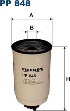 Filtron PP 848 - Polttoainesuodatin inparts.fi