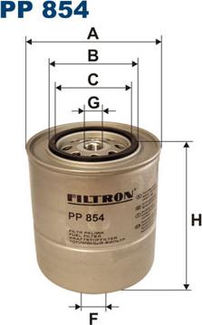 Filtron PP854 - Polttoainesuodatin inparts.fi