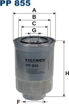 Filtron PP855 - Polttoainesuodatin inparts.fi
