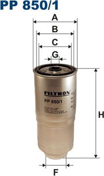 Filtron PP850/1 - Polttoainesuodatin inparts.fi