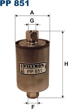 Filtron PP851 - Polttoainesuodatin inparts.fi