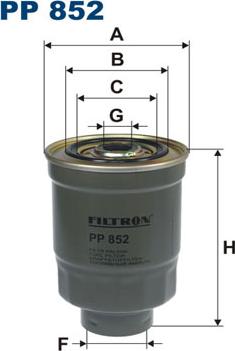 Filtron PP852 - Polttoainesuodatin inparts.fi