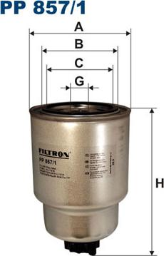 Filtron PP857/1 - Polttoainesuodatin inparts.fi