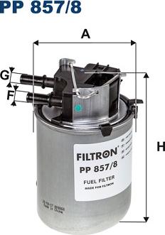 Filtron PP857/8 - Polttoainesuodatin inparts.fi