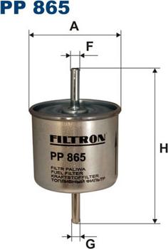 Filtron PP 865 - Polttoainesuodatin inparts.fi