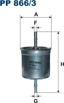 Filtron PP866/3 - Polttoainesuodatin inparts.fi