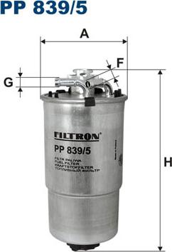 Filtron PP839/5 - Polttoainesuodatin inparts.fi