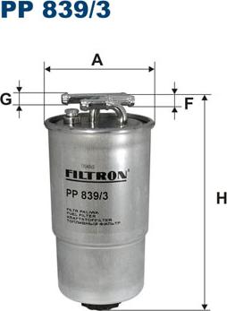 Filtron PP839/3 - Polttoainesuodatin inparts.fi