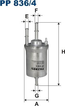 Filtron PP836/4 - Polttoainesuodatin inparts.fi