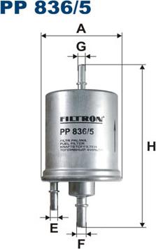 Filtron PP836/5 - Polttoainesuodatin inparts.fi