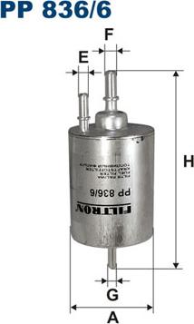 Filtron PP836/6 - Polttoainesuodatin inparts.fi