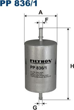 Filtron PP836/1 - Polttoainesuodatin inparts.fi