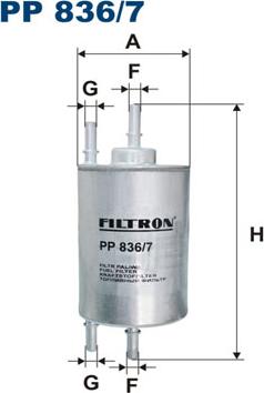 Filtron PP836/7 - Polttoainesuodatin inparts.fi