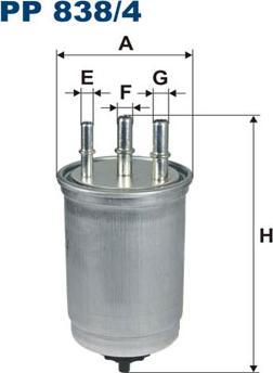 Filtron PP838/4 - Polttoainesuodatin inparts.fi