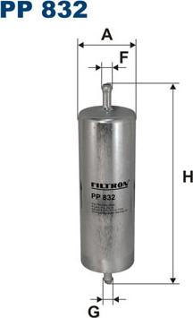 Filtron PP832 - Polttoainesuodatin inparts.fi