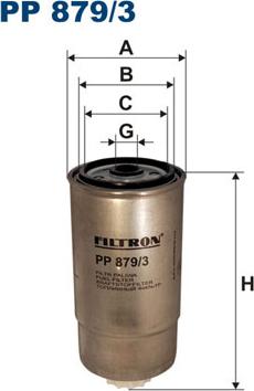 Filtron PP879/3 - Polttoainesuodatin inparts.fi