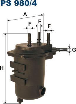 Filtron PS980/4 - Polttoainesuodatin inparts.fi