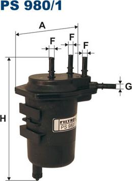 Filtron PS980/1 - Polttoainesuodatin inparts.fi