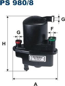 Filtron PS980/8 - Polttoainesuodatin inparts.fi