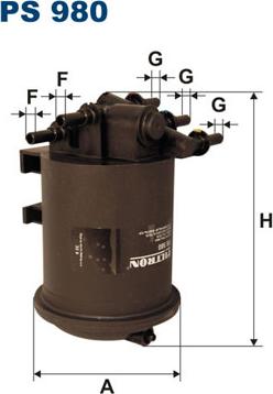 Filtron PS980 - Polttoainesuodatin inparts.fi