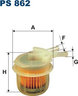 Filtron PS862 - Polttoainesuodatin inparts.fi