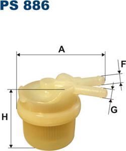 Filtron PS886 - Polttoainesuodatin inparts.fi