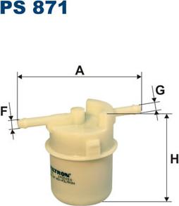 Filtron PS871 - Polttoainesuodatin inparts.fi