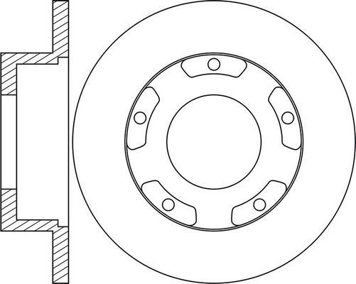 Magneti Marelli MBD0710 - Jarrulevy inparts.fi