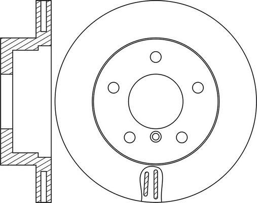 Magneti Marelli DFM0047 - Jarrulevy inparts.fi