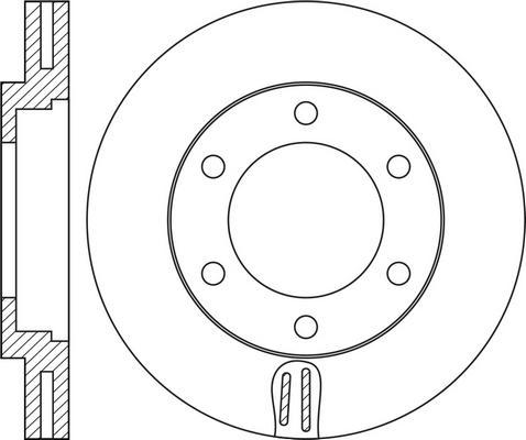 Japanparts J DI-143C - Jarrulevy inparts.fi