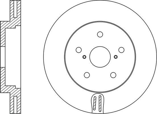 Japanparts DI-712 - Jarrulevy inparts.fi