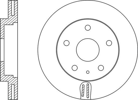 Brembo 9C42111 - Jarrulevy inparts.fi