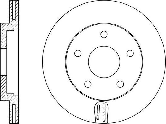 TRW DF6731 - Jarrulevy inparts.fi