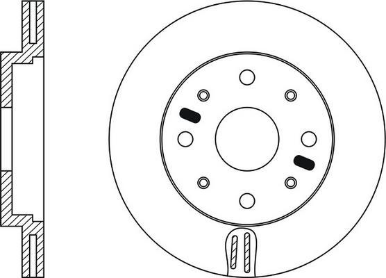 Opel 6001073185 - Jarrulevy inparts.fi