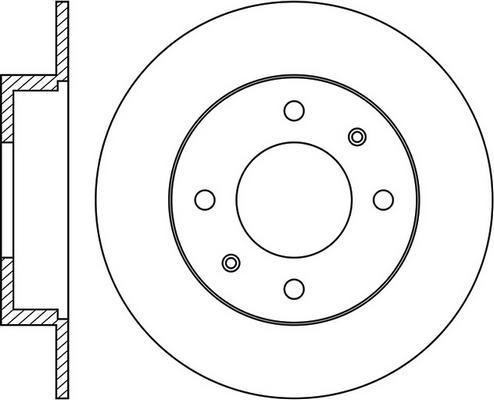 Kavo Parts BR-6743-C - Jarrulevy inparts.fi