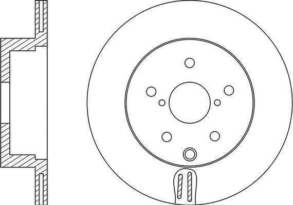 Kavo Parts BR-9513-C - Jarrulevy inparts.fi