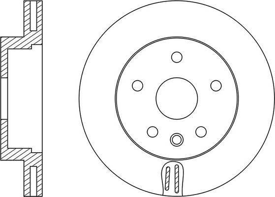 Skoda 8R0615301 - Jarrulevy inparts.fi