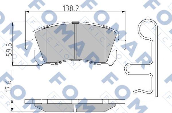 FOMAR Friction FO 994581 - Jarrupala, levyjarru inparts.fi