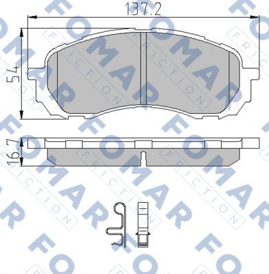 FOMAR Friction FO 960181 - Jarrupala, levyjarru inparts.fi