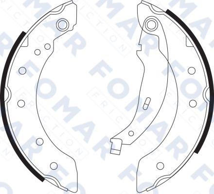 FOMAR Friction FO 9098 - Jarrukenkäsarja inparts.fi