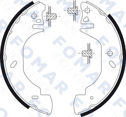 FOMAR Friction FO 9093 - Jarrukenkäsarja inparts.fi