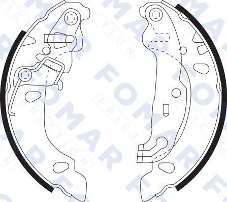 FOMAR Friction FO 9097 - Jarrukenkäsarja inparts.fi