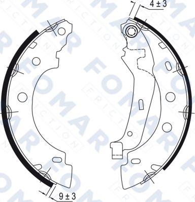 FOMAR Friction FO 9046 - Jarrukenkäsarja inparts.fi