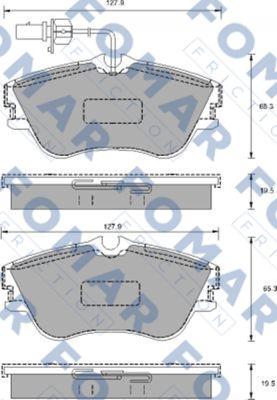 FOMAR Friction FO 904181 - Jarrupala, levyjarru inparts.fi